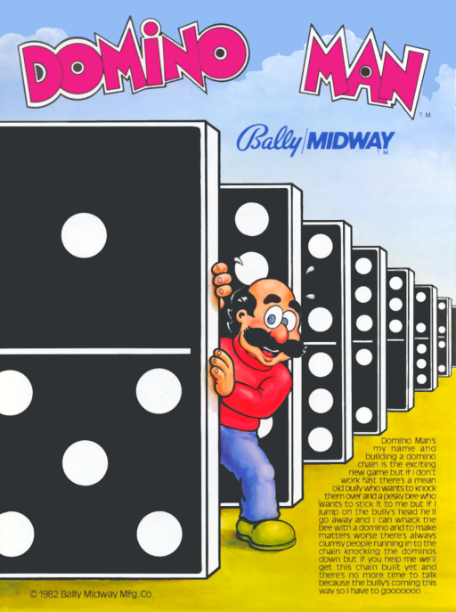 Domino Man Arcade Game Cover